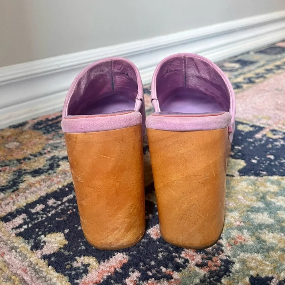 Charlotte Stone Marlo Clogs in Lilac - Picture 4 of 5